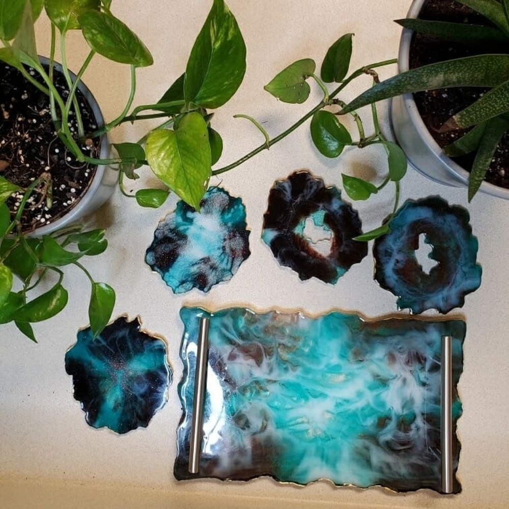 Coaster Set - Picture 3 of 4